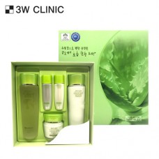 Увлажняющий набор для лица с алоэ и коллагеном 3W Clinic Aloe Full Water Activating Skin Care 3 set